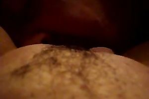 My extremely kinky hubby tongue kisses my plump pussy