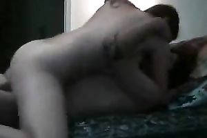 Pale and quite buxom GF of my buddy can't live without to be screwed in sideways pose