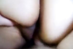 Big-assed dark brown acquires fucked from behind in POV movie