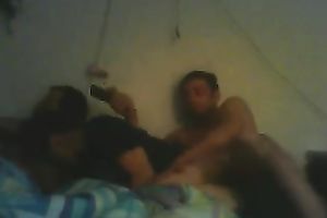 My neighbor's sex starved girl is not against of having threesome