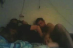 My neighbor's sex starved girl is not against of having threesome