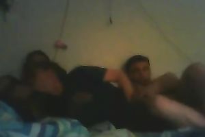 My neighbor's sex starved girl is not against of having threesome