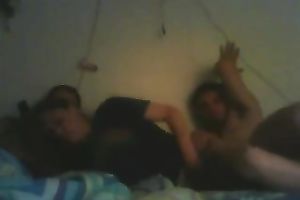 My neighbor's sex starved girl is not against of having threesome