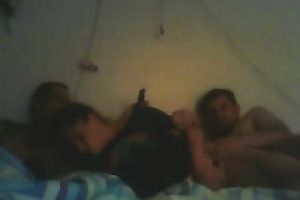 My neighbor's sex starved girl is not against of having threesome