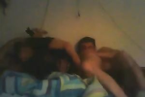 My neighbor's sex starved girl is not against of having threesome