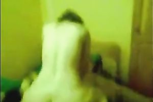 Two lascivious youthful men fuck me in the dorm room on webcam