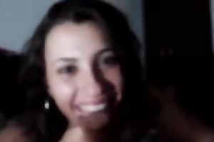 Lovely bae engulfing hard weenie balls unfathomable in non-professional sex video