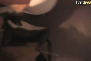 She has perverted fetish for engulfing penis and fucking in public places