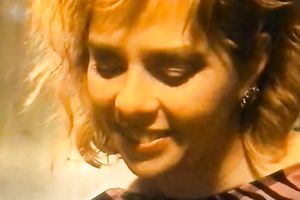 Cocky chap comes to stop sapphic show by his powerful weenie