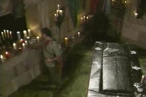 This lewd golden-haired with fine round mambos loves masturbating in sofa