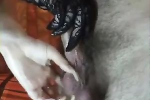 Light str8 haired horny white wife of my buddy likes giving him a tugjob