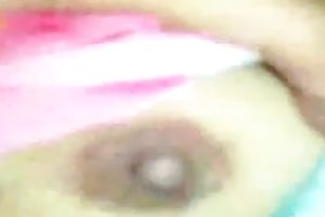 My brown skin petite Malay girlfriend and her nipp show