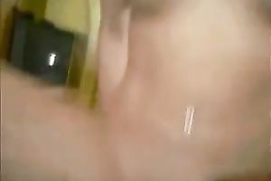 Playful blondie engulfing knob in advance of taking a ride in reverse cowgirl pose