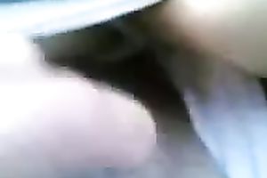 My buddy likes taping the way this chab plays with his wifey's biggest boobies