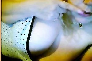 Chunky breasty blond milf on the cam is concupiscent for me