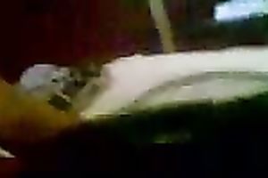 Fucking my Indonesian dark brown girlfriend in missionary style