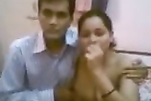 Cute and breasty hawt Indian housewife shown on cam topless