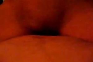 Lascivious dark brown girlfriend gives me carnal oral-service and receives mouthful