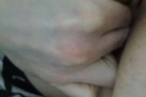 Nice closeup pussy rubbing session performed by cute pale non-professional white bitch
