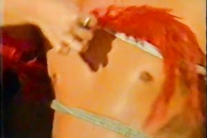 Dirty minded threesome with breasty chippy golden-haired head women