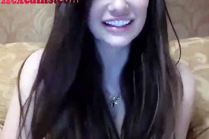 My girlfriend is avid cute and this babe likes to show off her large natural milk sacks