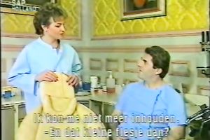 Slutty brunette hair skank acquires her unshaved poontang licked