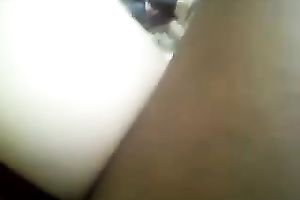 Blonde naughty doxy with pale skin butt in anal foreplay