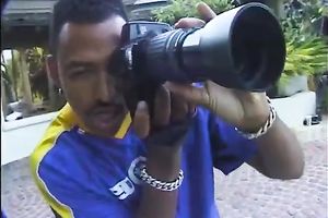 Big dark boner for 2 constricted swarthy honeys with jiggly asses