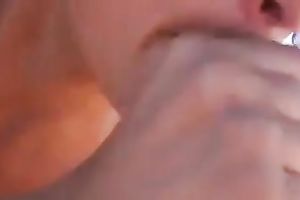 Auburn lewd white wife in sunglasses provided my buddy with a priceless BJ on beach