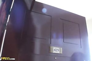 Majestic white legal age teenager babe with alluring cunt betwixt her legs