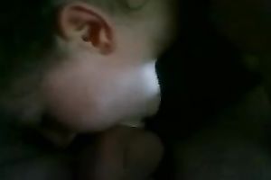 Bosomy breathtaking raven haired honey of mine demonstrates her BJ skills