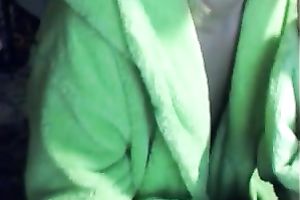 I love to tickle my enchanting cum-hole when I am home alone