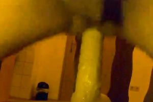 Riding my much loved attachable sex tool in non-professional homemade episode