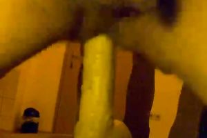 Riding my much loved attachable sex tool in non-professional homemade episode