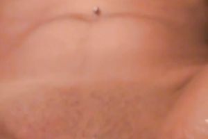 Slender and cute hottie plays with her bald bawdy cleft on the bed