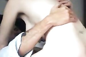 Mature aunt riding her boyfriend's dick in a cowgirl position