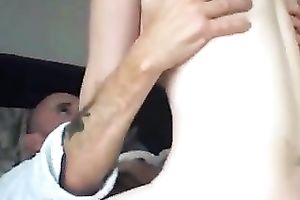 Mature aunt riding her boyfriend's dick in a cowgirl position