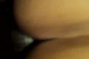 She took my ramrod in the asshole from behind on POV movie scene