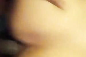 She took my ramrod in the asshole from behind on POV movie scene