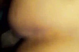 She took my ramrod in the asshole from behind on POV movie scene