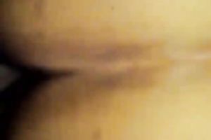 She took my ramrod in the asshole from behind on POV movie scene