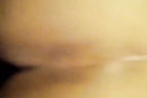 She took my ramrod in the asshole from behind on POV movie scene