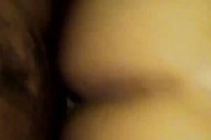 She took my ramrod in the asshole from behind on POV movie scene