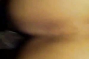 She took my ramrod in the asshole from behind on POV movie scene