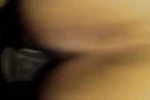 She took my ramrod in the asshole from behind on POV movie scene