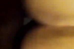 She took my ramrod in the asshole from behind on POV movie scene