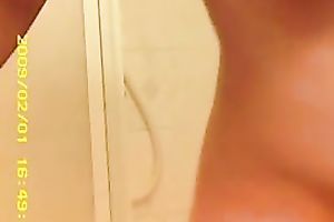 Check out friend's spy web camera episode of his skinny gal flashing fine bumpers