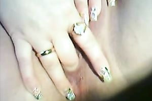 Check out my nasty fingers teasing my own soaked vagina a bit