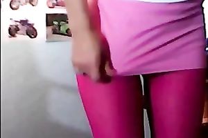 Sexy legal age teenager playgirl in her tights and legging showing off her hawt butt