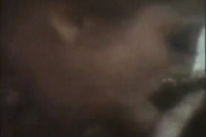 Beautiful black cock sluts blows the knob of her spouse in sofa